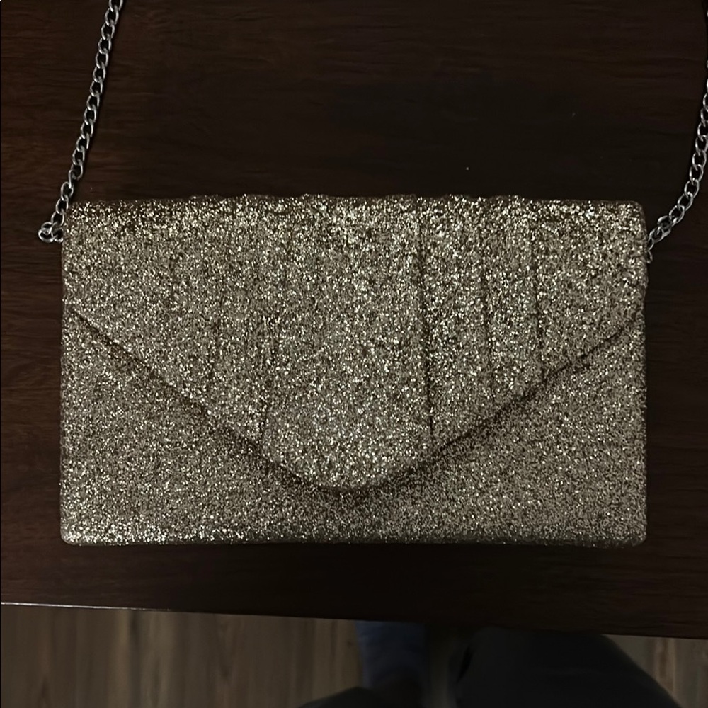 Elegant Gold Clutch Bag